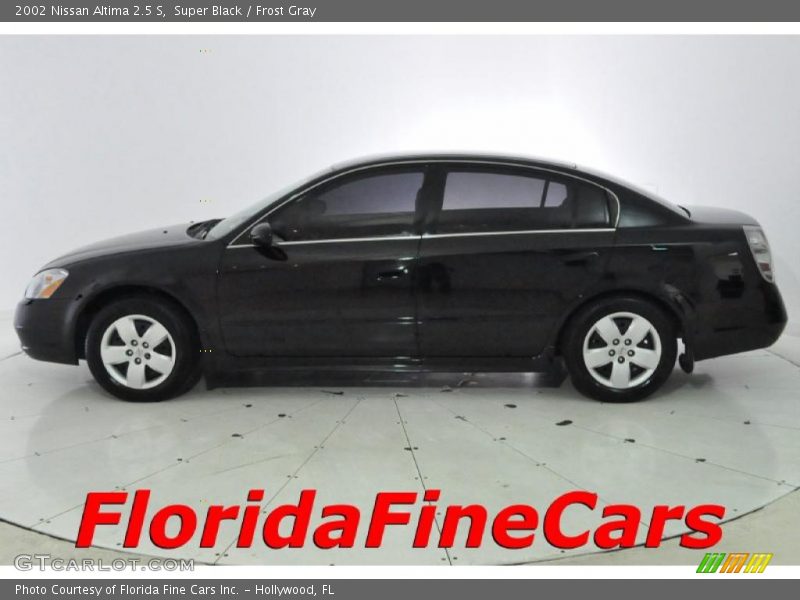Super Black / Frost Gray 2002 Nissan Altima 2.5 S