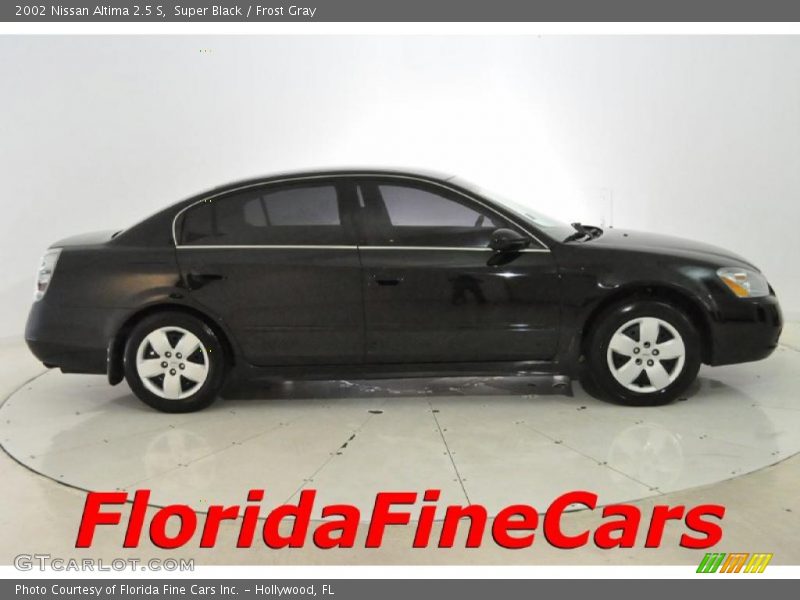 Super Black / Frost Gray 2002 Nissan Altima 2.5 S