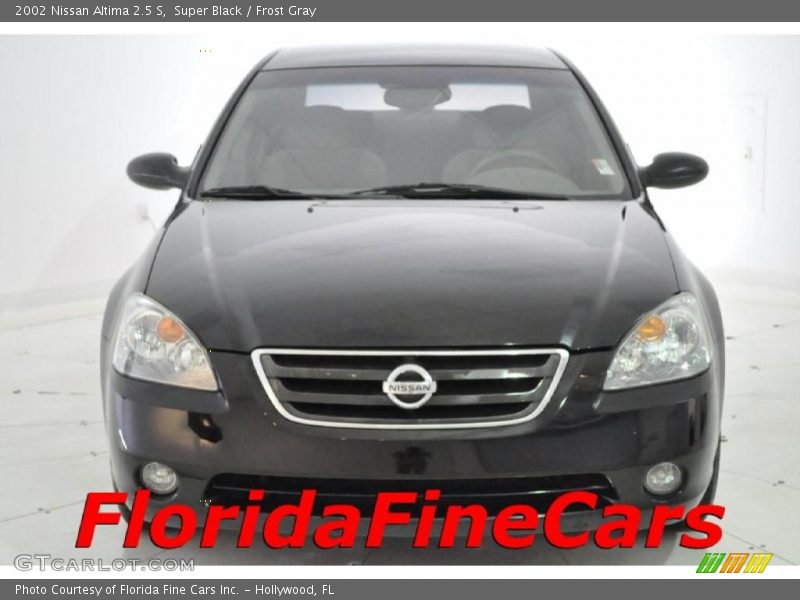 Super Black / Frost Gray 2002 Nissan Altima 2.5 S