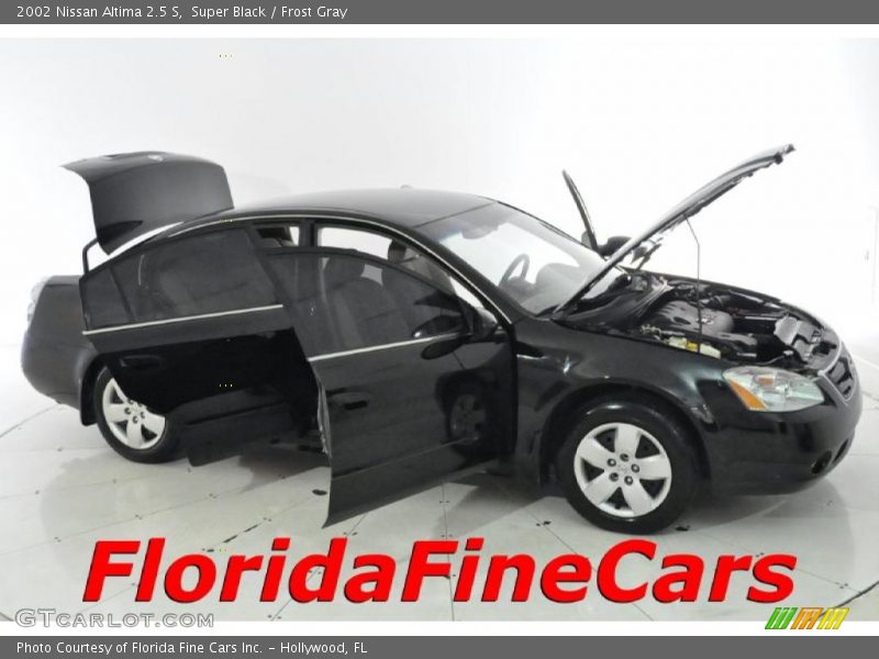 Super Black / Frost Gray 2002 Nissan Altima 2.5 S