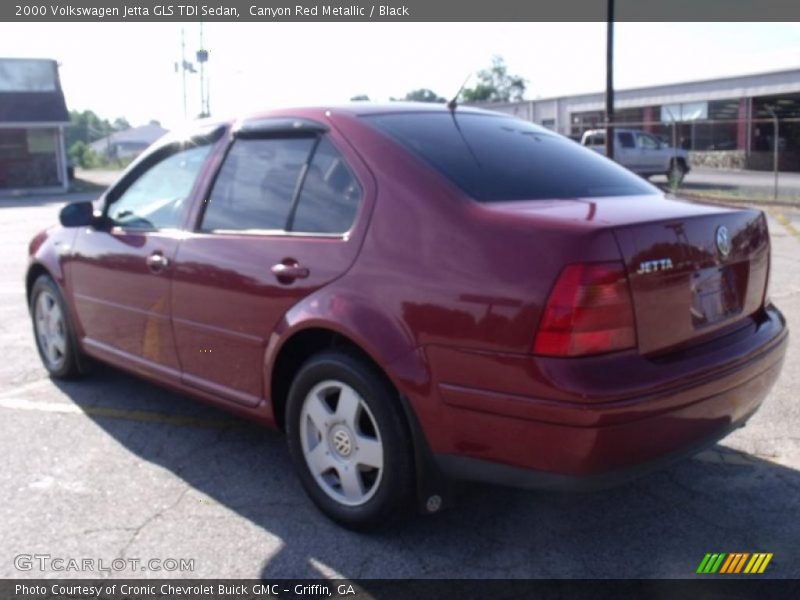 Canyon Red Metallic / Black 2000 Volkswagen Jetta GLS TDI Sedan