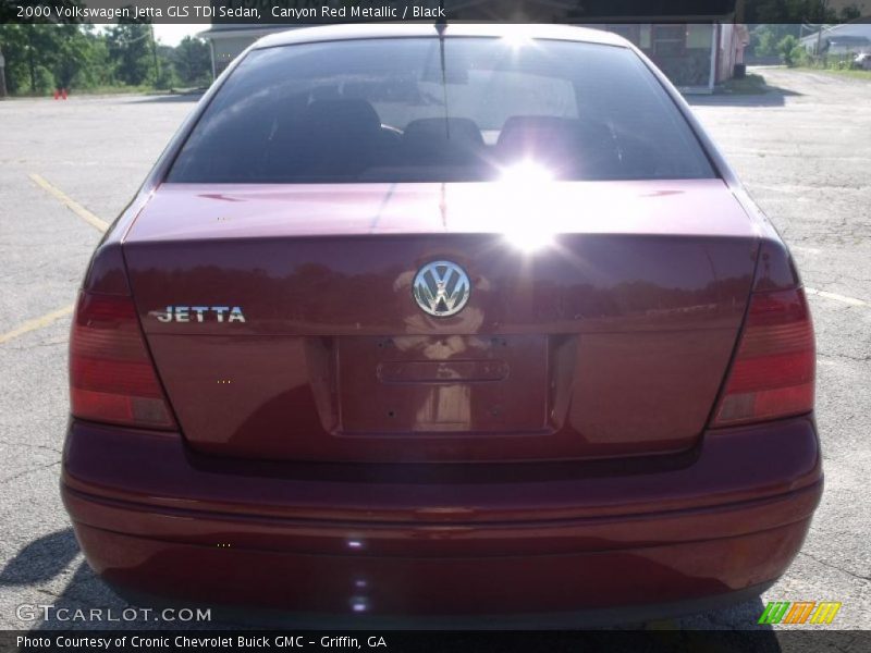 Canyon Red Metallic / Black 2000 Volkswagen Jetta GLS TDI Sedan