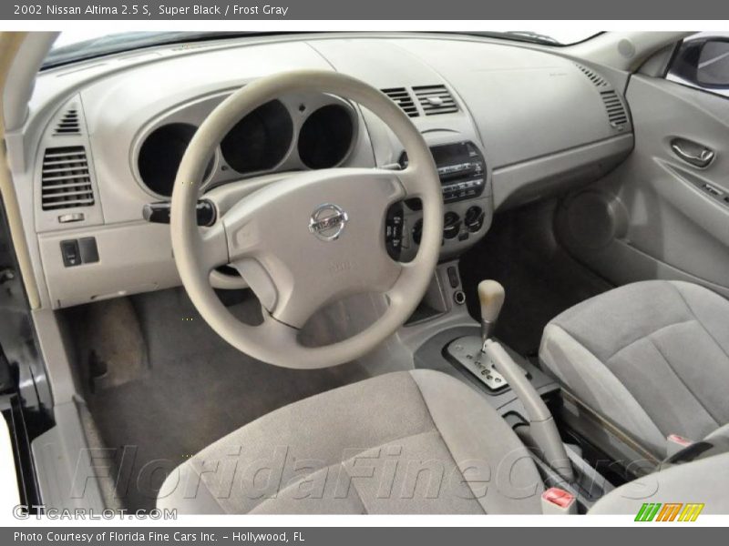 Super Black / Frost Gray 2002 Nissan Altima 2.5 S