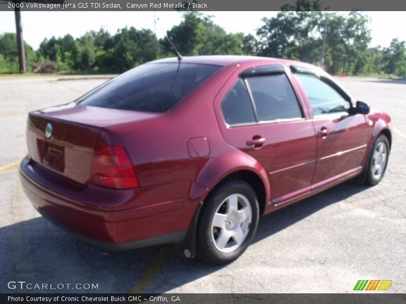 Canyon Red Metallic / Black 2000 Volkswagen Jetta GLS TDI Sedan