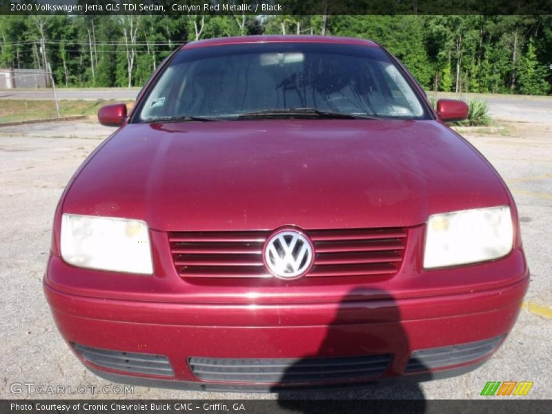 Canyon Red Metallic / Black 2000 Volkswagen Jetta GLS TDI Sedan