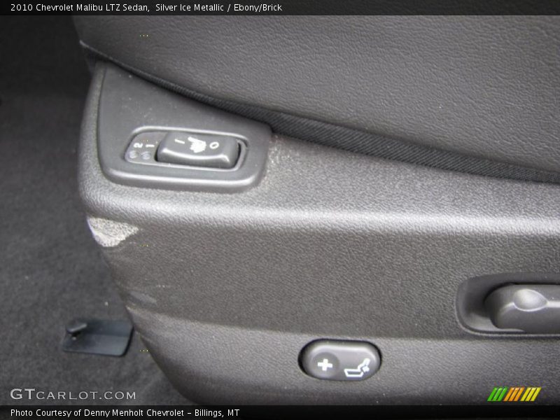 Silver Ice Metallic / Ebony/Brick 2010 Chevrolet Malibu LTZ Sedan