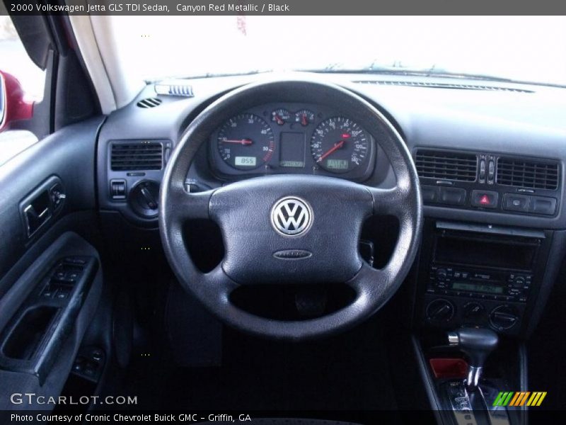 Canyon Red Metallic / Black 2000 Volkswagen Jetta GLS TDI Sedan