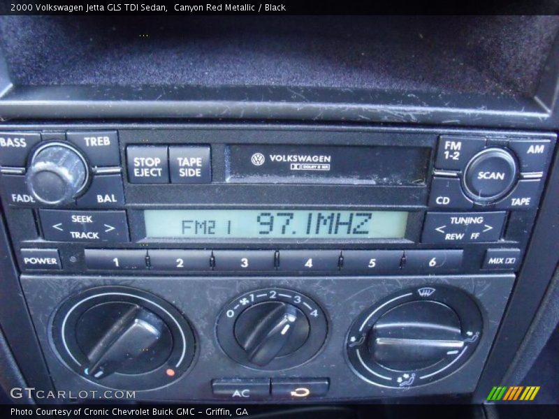 Canyon Red Metallic / Black 2000 Volkswagen Jetta GLS TDI Sedan