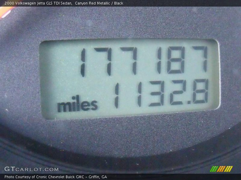 Canyon Red Metallic / Black 2000 Volkswagen Jetta GLS TDI Sedan