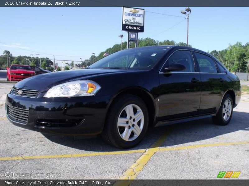 Black / Ebony 2010 Chevrolet Impala LS
