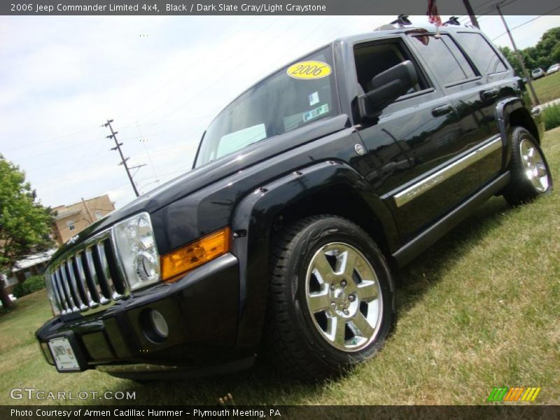 Black / Dark Slate Gray/Light Graystone 2006 Jeep Commander Limited 4x4