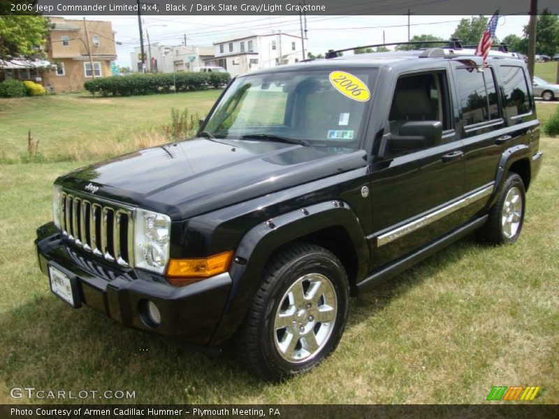 Black / Dark Slate Gray/Light Graystone 2006 Jeep Commander Limited 4x4