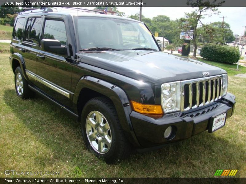 Black / Dark Slate Gray/Light Graystone 2006 Jeep Commander Limited 4x4