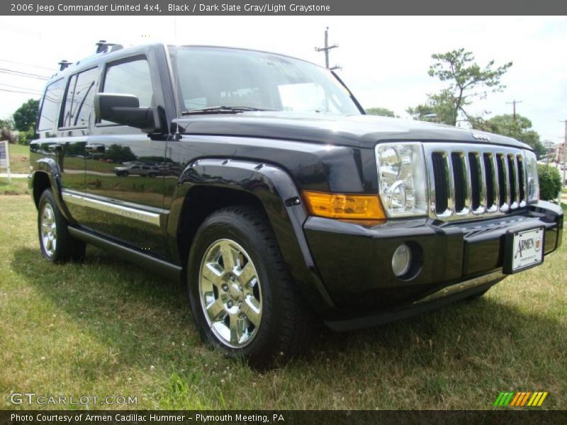 Black / Dark Slate Gray/Light Graystone 2006 Jeep Commander Limited 4x4