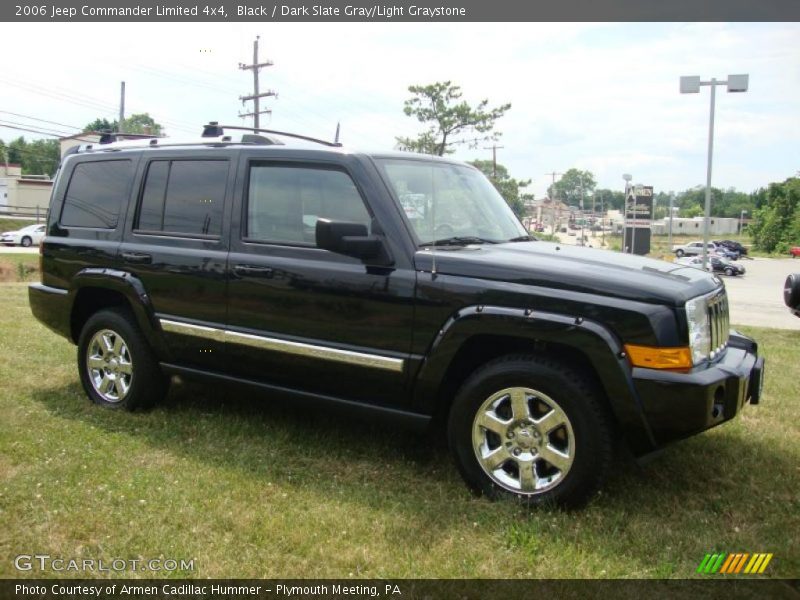 Black / Dark Slate Gray/Light Graystone 2006 Jeep Commander Limited 4x4