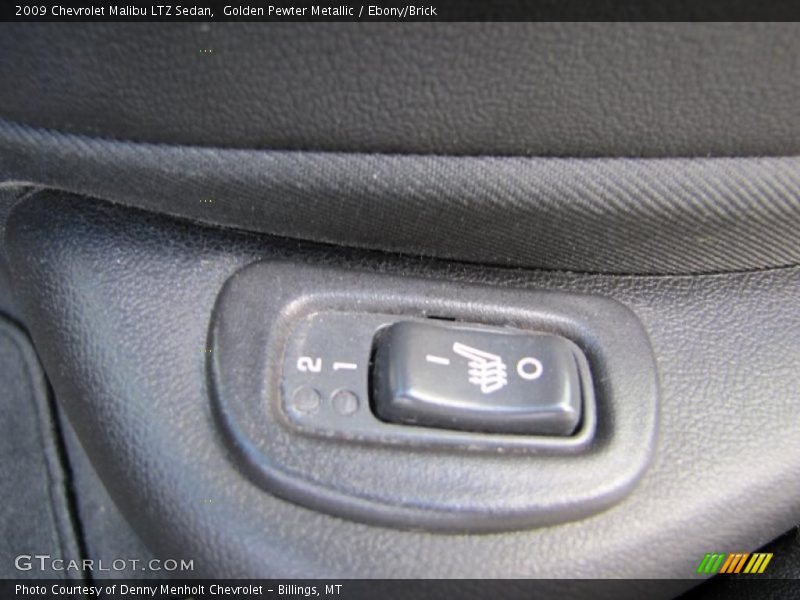 Golden Pewter Metallic / Ebony/Brick 2009 Chevrolet Malibu LTZ Sedan