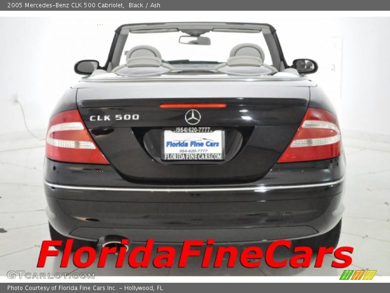 Black / Ash 2005 Mercedes-Benz CLK 500 Cabriolet