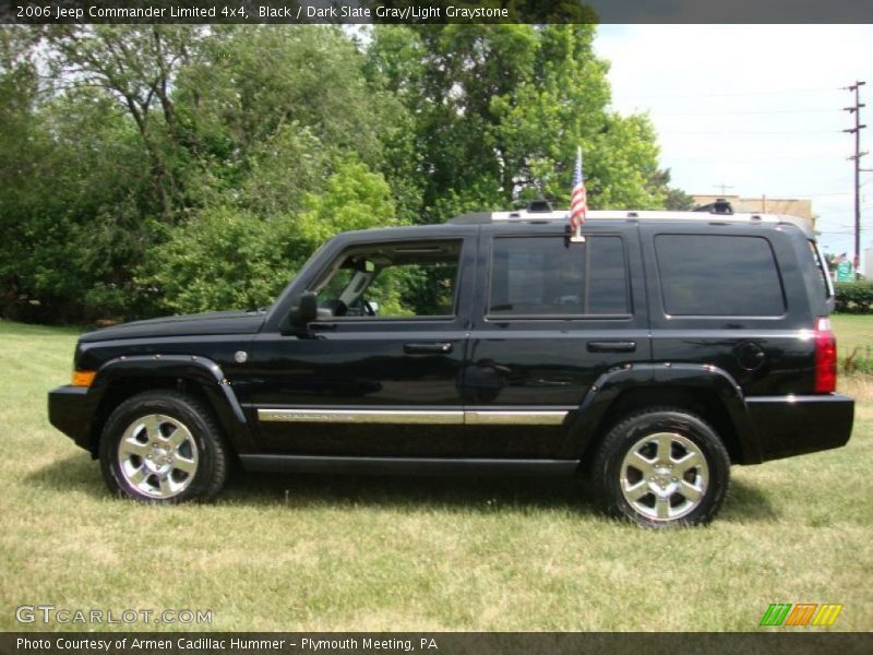 Black / Dark Slate Gray/Light Graystone 2006 Jeep Commander Limited 4x4