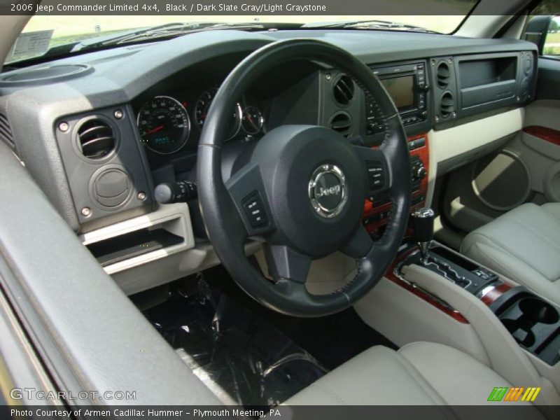 Black / Dark Slate Gray/Light Graystone 2006 Jeep Commander Limited 4x4