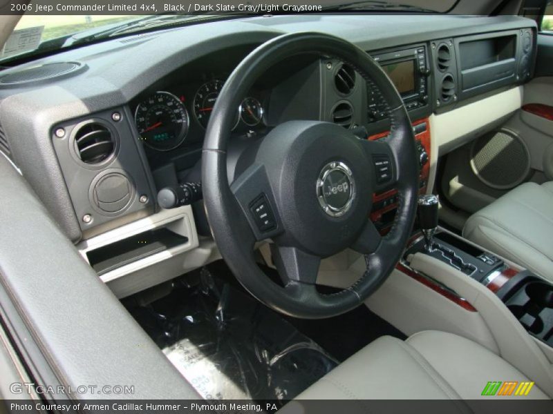 Black / Dark Slate Gray/Light Graystone 2006 Jeep Commander Limited 4x4