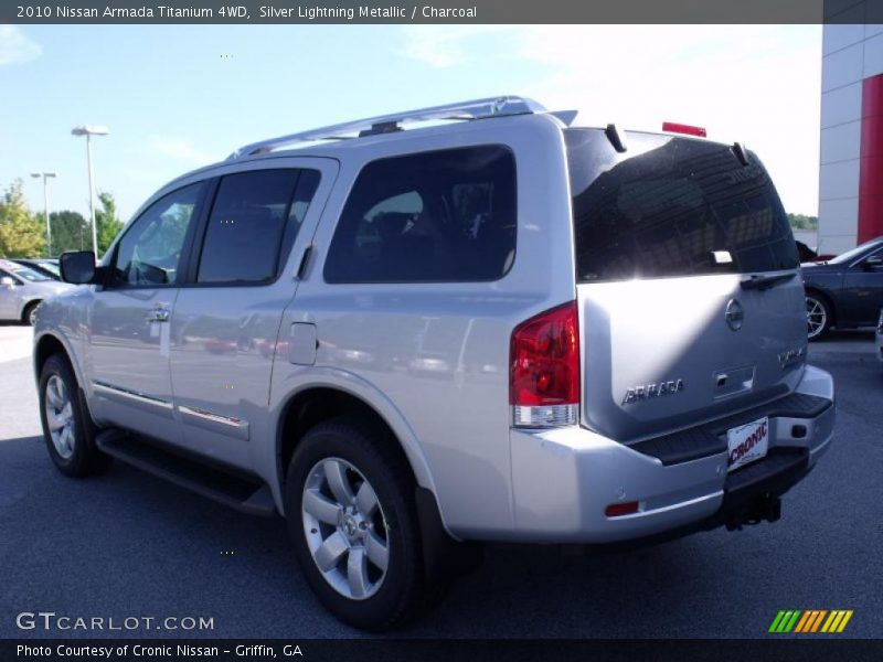 Silver Lightning Metallic / Charcoal 2010 Nissan Armada Titanium 4WD