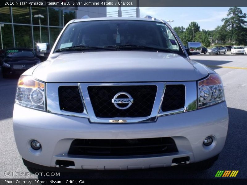 Silver Lightning Metallic / Charcoal 2010 Nissan Armada Titanium 4WD