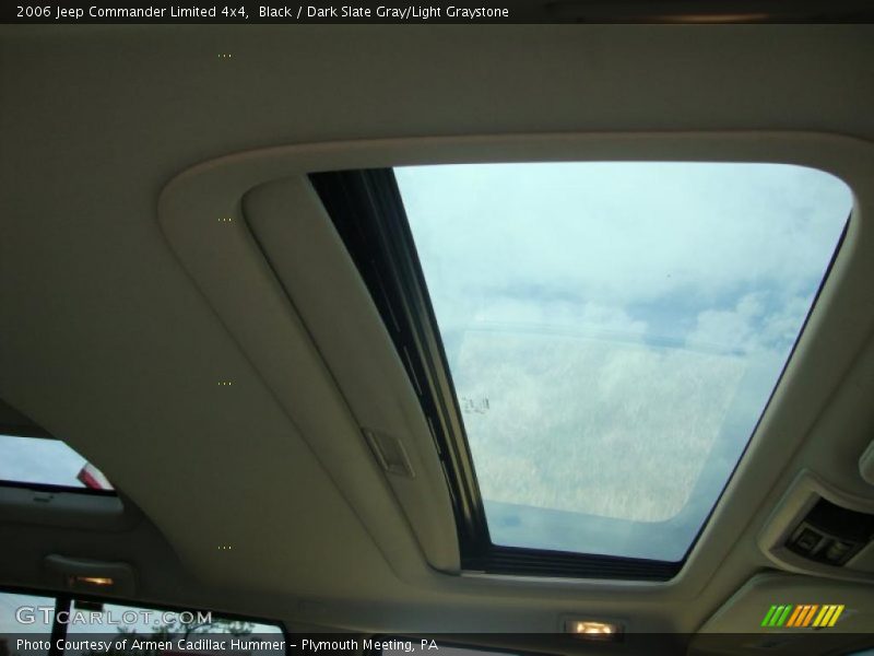 Black / Dark Slate Gray/Light Graystone 2006 Jeep Commander Limited 4x4