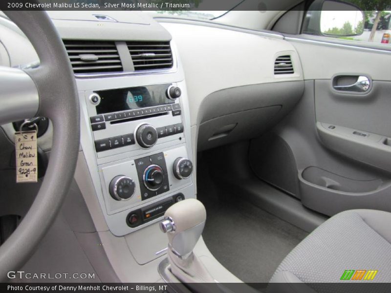 Silver Moss Metallic / Titanium 2009 Chevrolet Malibu LS Sedan