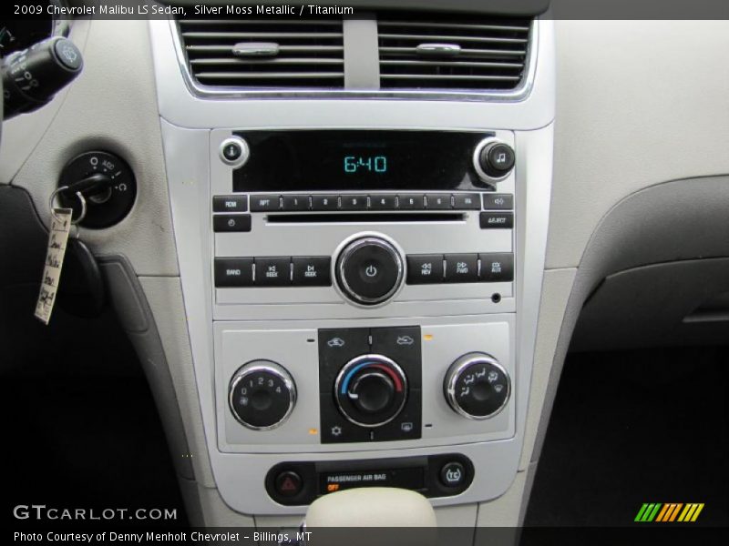 Silver Moss Metallic / Titanium 2009 Chevrolet Malibu LS Sedan