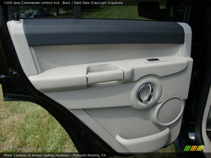 Black / Dark Slate Gray/Light Graystone 2006 Jeep Commander Limited 4x4