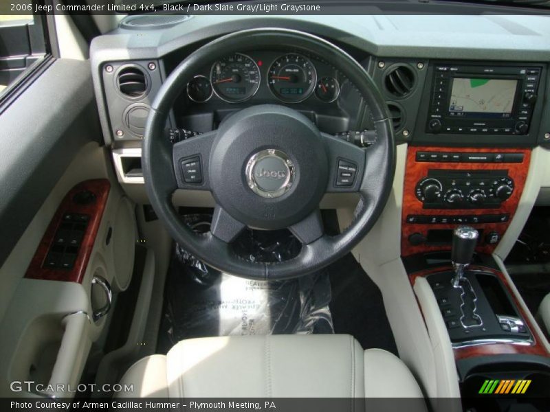Black / Dark Slate Gray/Light Graystone 2006 Jeep Commander Limited 4x4