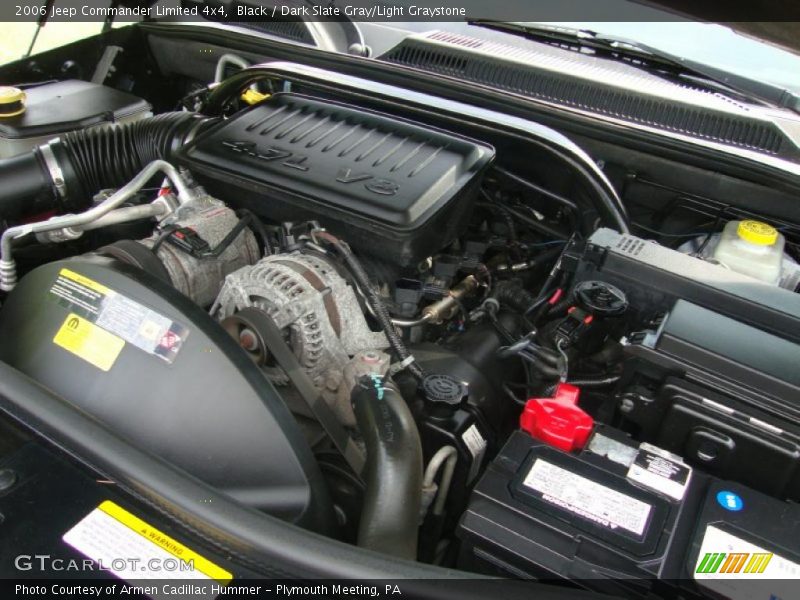 Black / Dark Slate Gray/Light Graystone 2006 Jeep Commander Limited 4x4