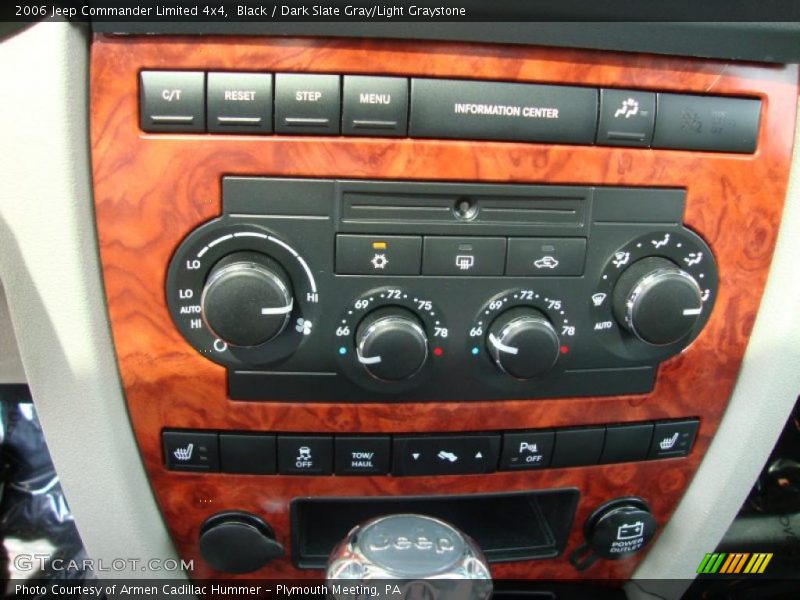 Black / Dark Slate Gray/Light Graystone 2006 Jeep Commander Limited 4x4