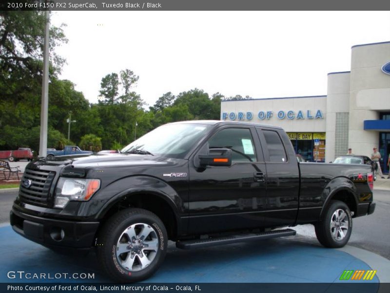 Tuxedo Black / Black 2010 Ford F150 FX2 SuperCab