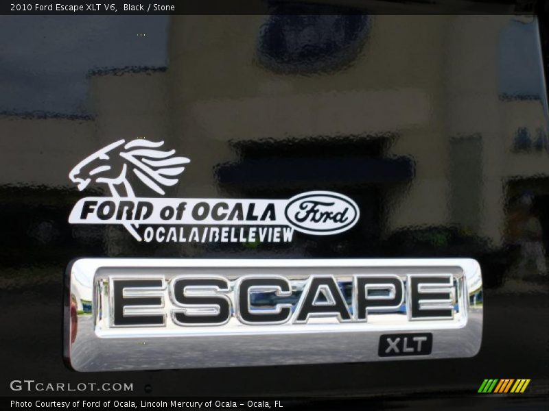 Black / Stone 2010 Ford Escape XLT V6