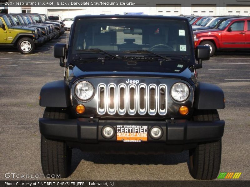 Black / Dark Slate Gray/Medium Slate Gray 2007 Jeep Wrangler X 4x4