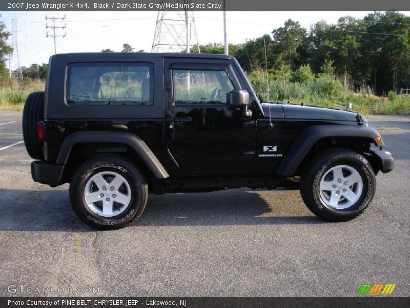 Black / Dark Slate Gray/Medium Slate Gray 2007 Jeep Wrangler X 4x4