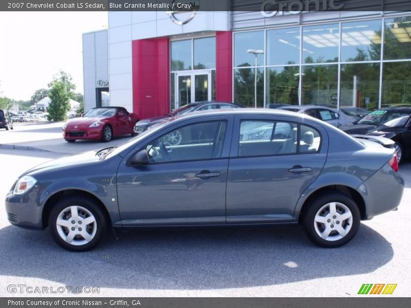 Blue Granite Metallic / Gray 2007 Chevrolet Cobalt LS Sedan