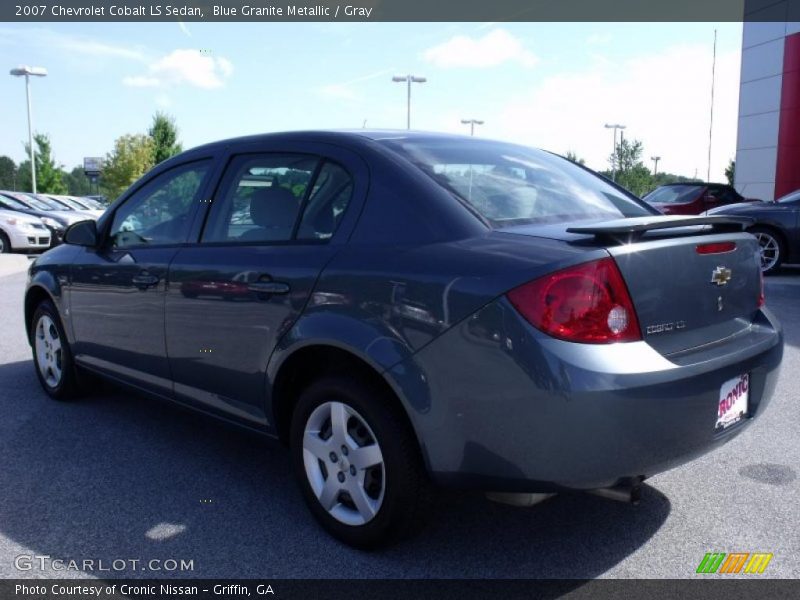 Blue Granite Metallic / Gray 2007 Chevrolet Cobalt LS Sedan