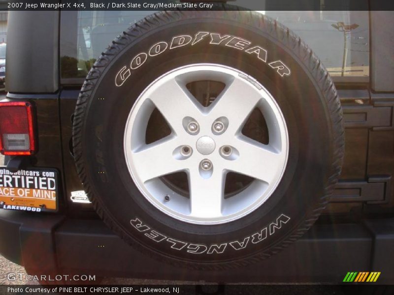 Black / Dark Slate Gray/Medium Slate Gray 2007 Jeep Wrangler X 4x4