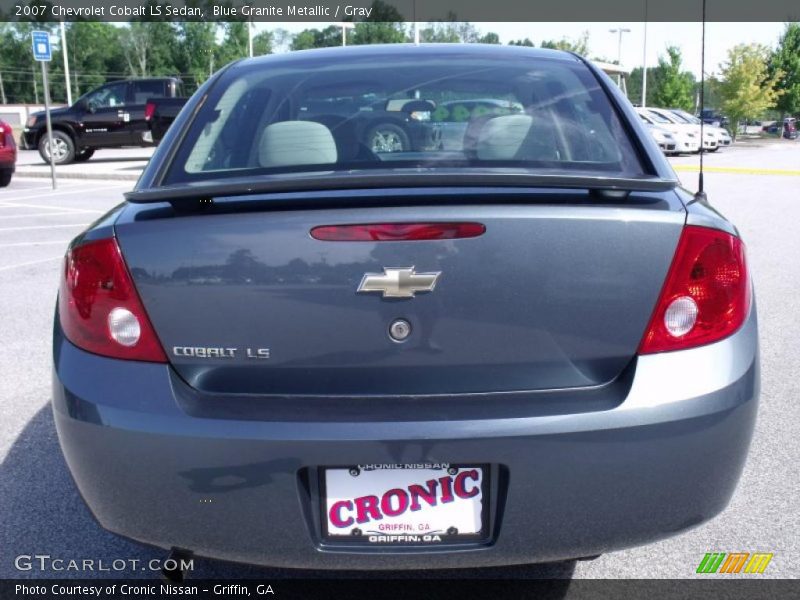 Blue Granite Metallic / Gray 2007 Chevrolet Cobalt LS Sedan