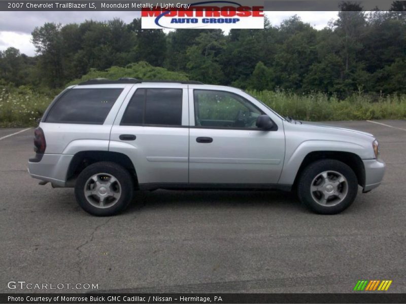 Moondust Metallic / Light Gray 2007 Chevrolet TrailBlazer LS