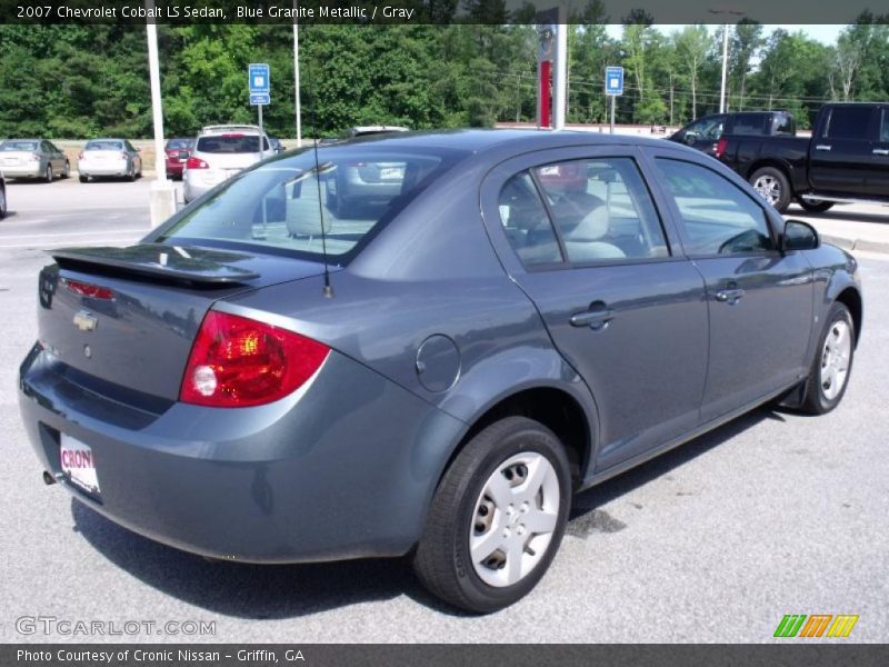 Blue Granite Metallic / Gray 2007 Chevrolet Cobalt LS Sedan