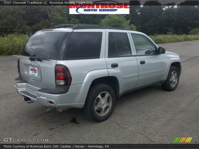 Moondust Metallic / Light Gray 2007 Chevrolet TrailBlazer LS