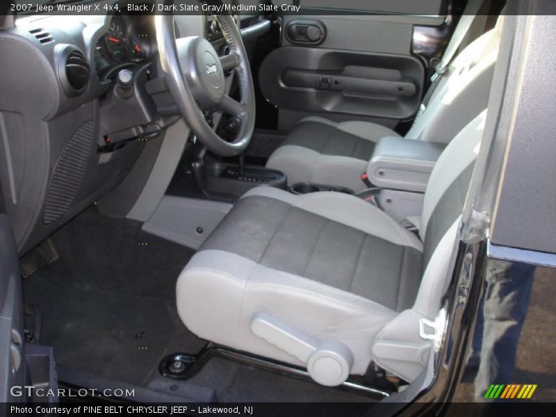 Black / Dark Slate Gray/Medium Slate Gray 2007 Jeep Wrangler X 4x4