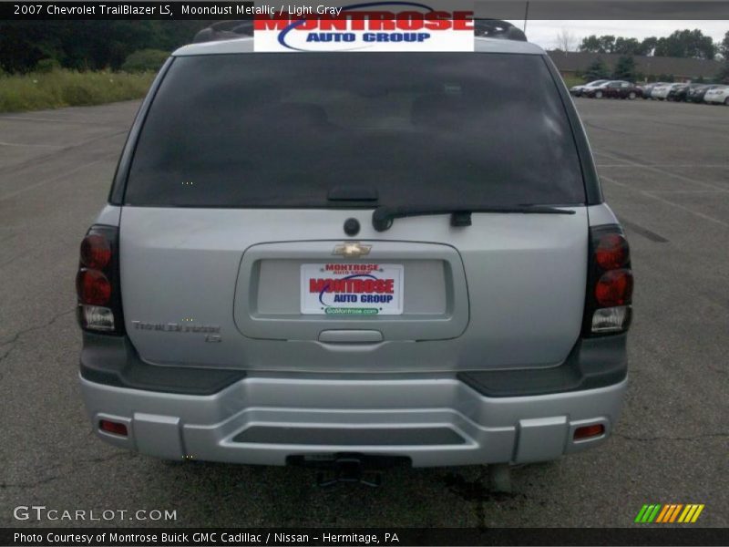 Moondust Metallic / Light Gray 2007 Chevrolet TrailBlazer LS