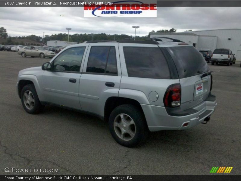 Moondust Metallic / Light Gray 2007 Chevrolet TrailBlazer LS
