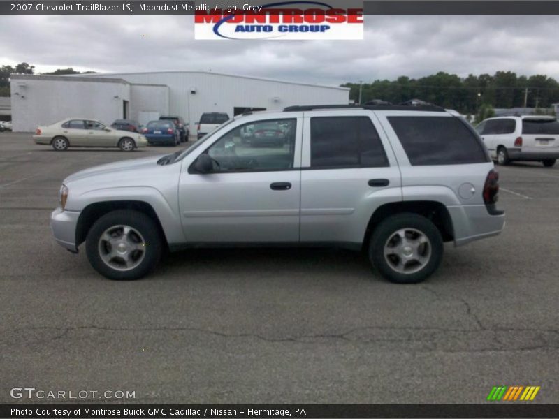 Moondust Metallic / Light Gray 2007 Chevrolet TrailBlazer LS