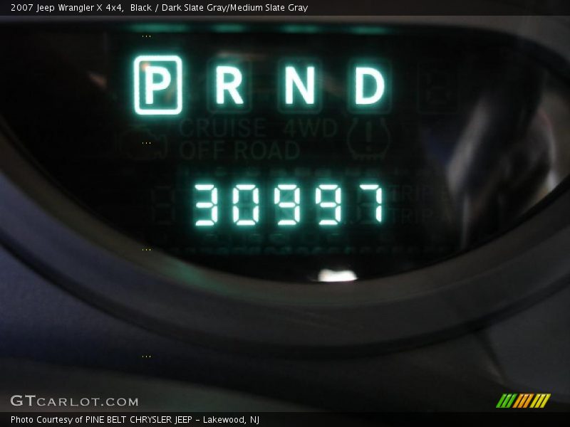 Black / Dark Slate Gray/Medium Slate Gray 2007 Jeep Wrangler X 4x4