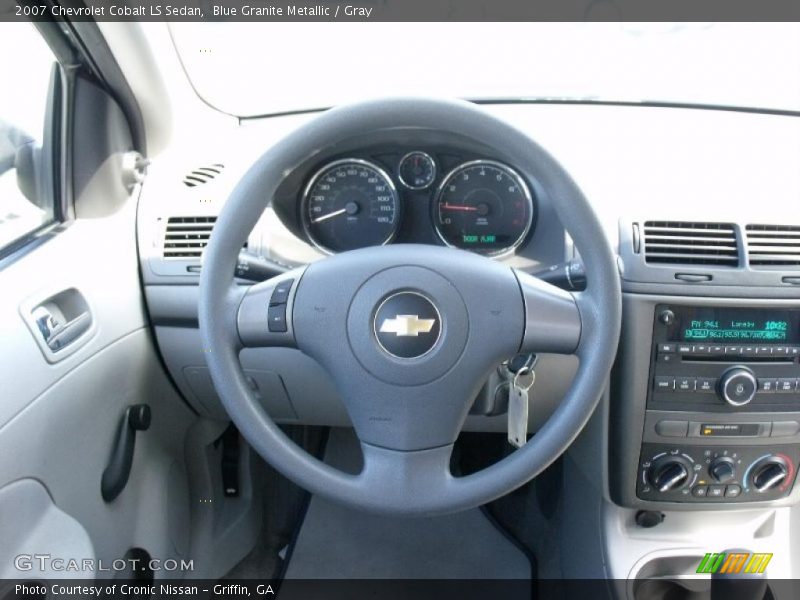 Blue Granite Metallic / Gray 2007 Chevrolet Cobalt LS Sedan